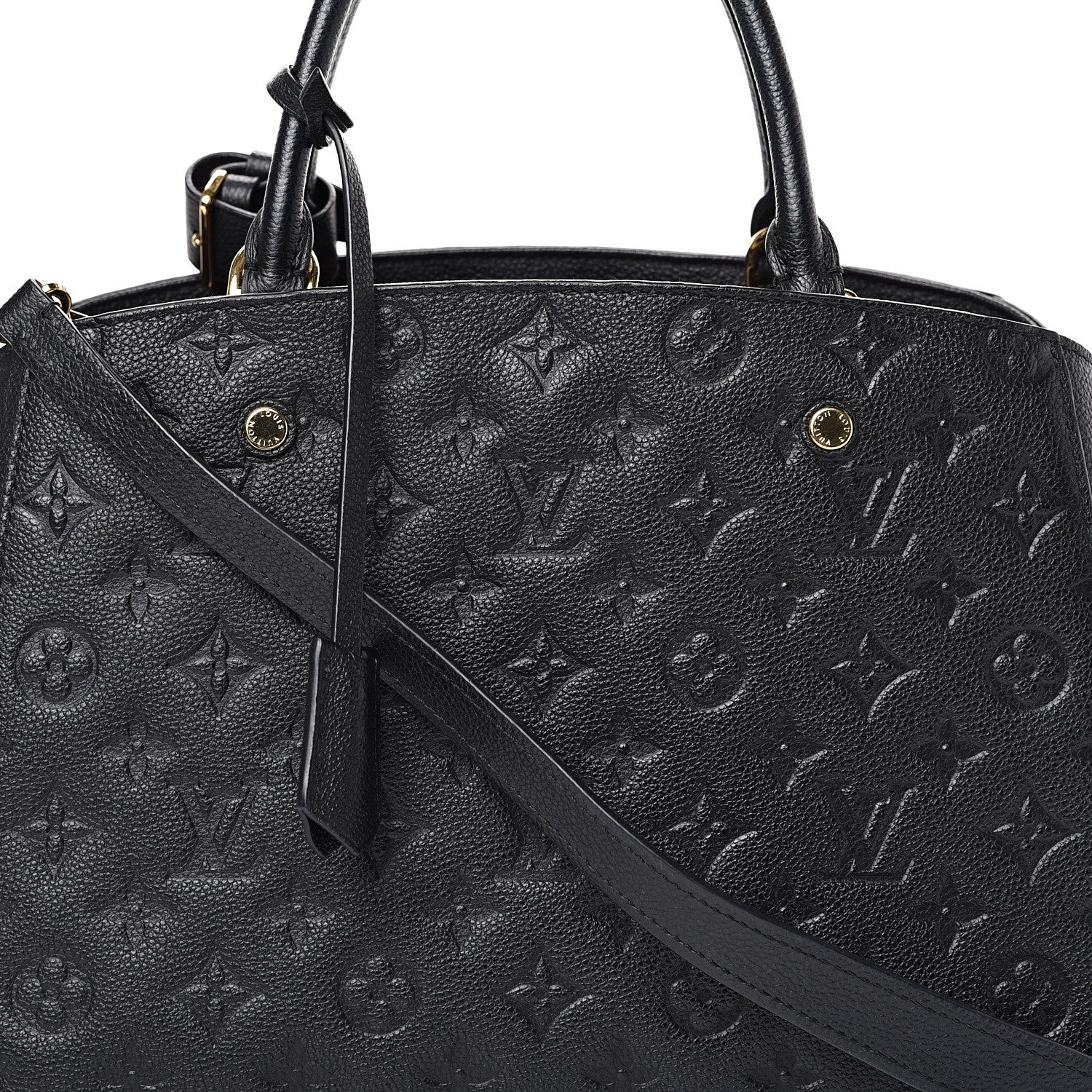 Louis Vuitton Empreinte Montaigne MM Black 8 of 10