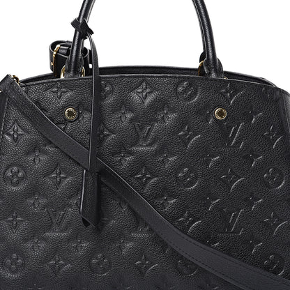 Louis Vuitton Empreinte Montaigne MM Black 8 of 10