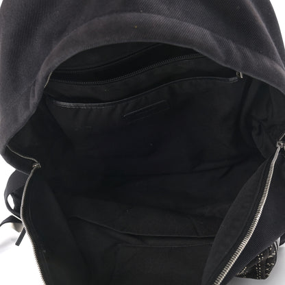 Saint Laurent Canvas Ikat City Backpack Black 4 of 11