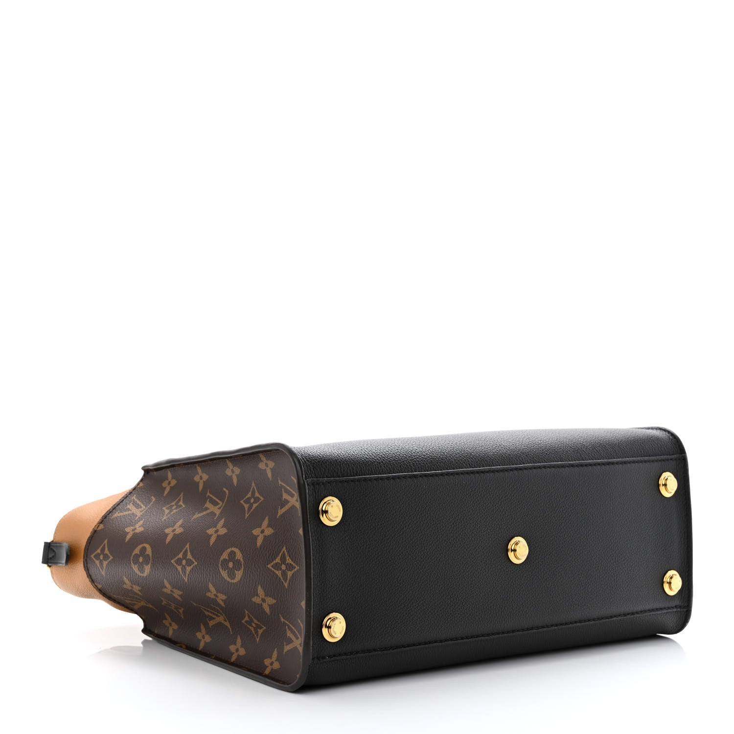 Louis Vuitton Calfskin Monogram On My Side Black 4 of 14