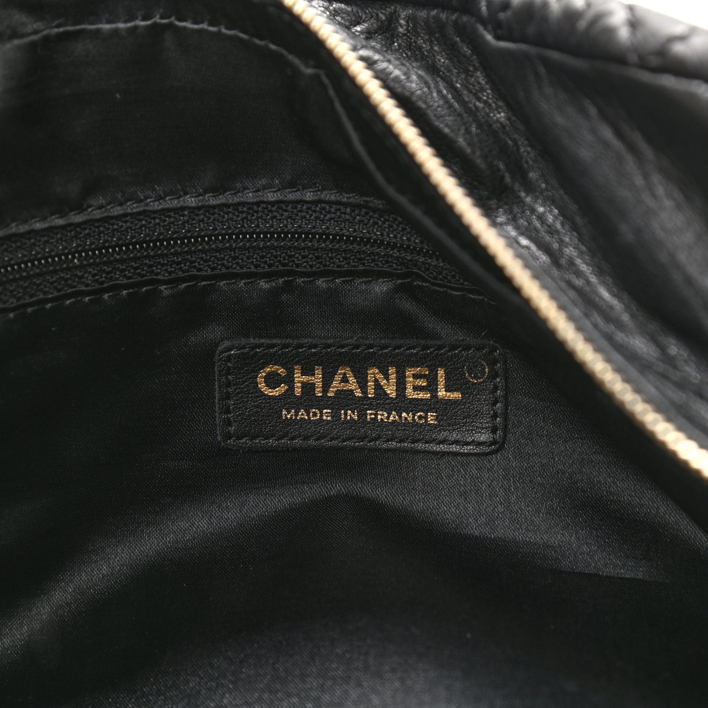 Distressed Lambskin Lady Braid Bowler Black