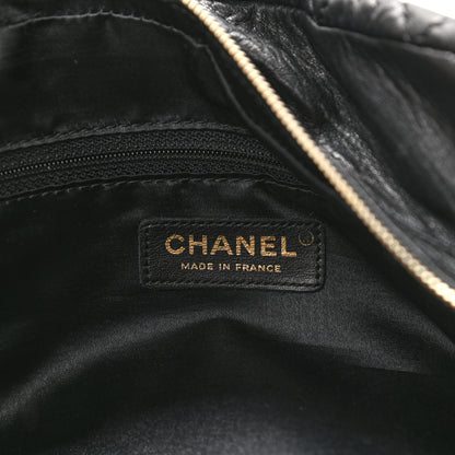 Chanel Distressed Lambskin Lady Braid Bowler Black 6 of 9