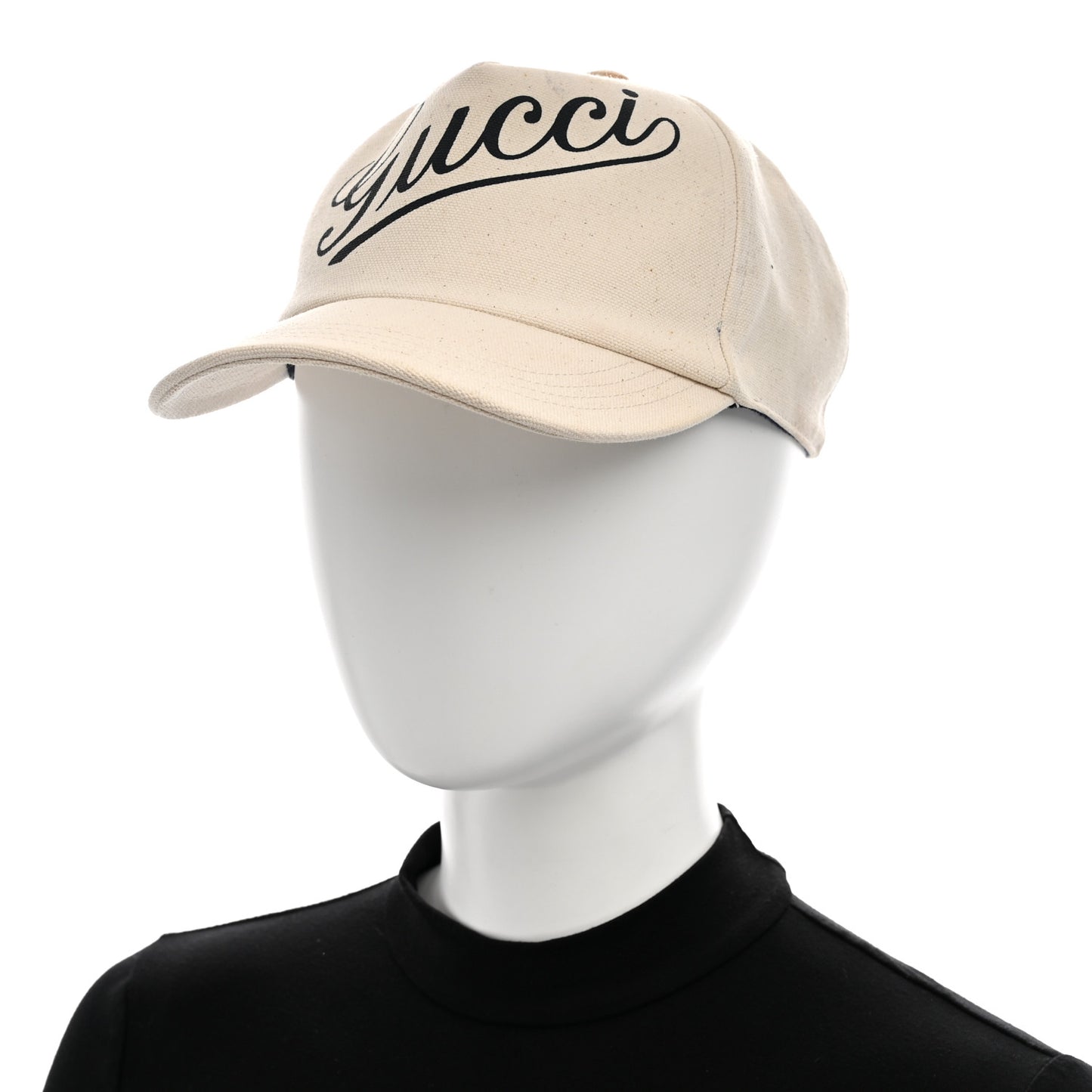 Canvas Logo Baseball Hat L Natural Blue