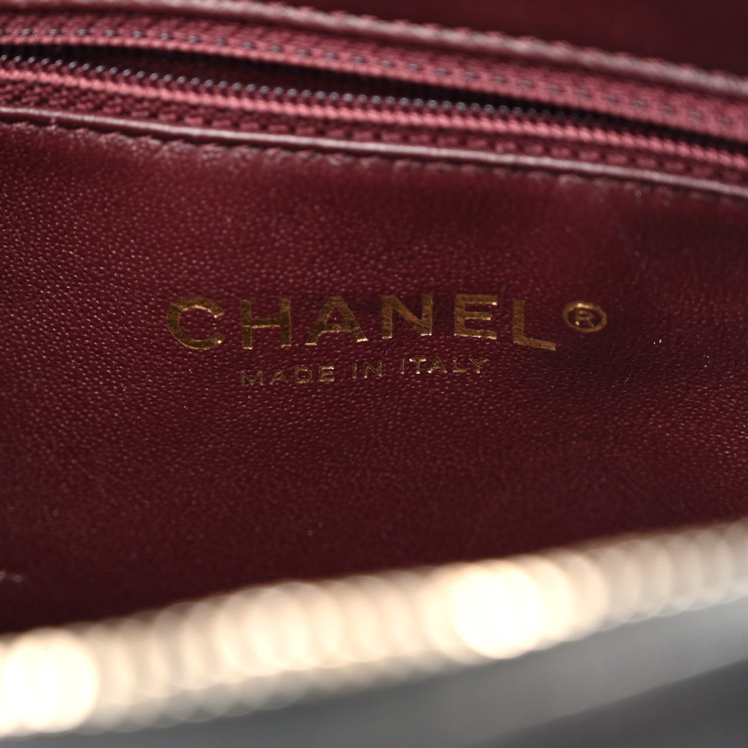 Chanel Lambskin Quilted Small Diamond CC Camera Case Black 6 of 11
