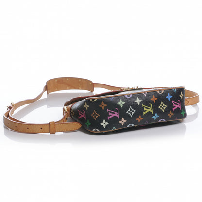 Louis Vuitton Monogram Multicolor Sologne Black 4 of 10