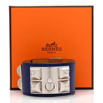 Hermes Swift Collier de Chien CDC Bracelet S Bleu Saphir 6 of 6
