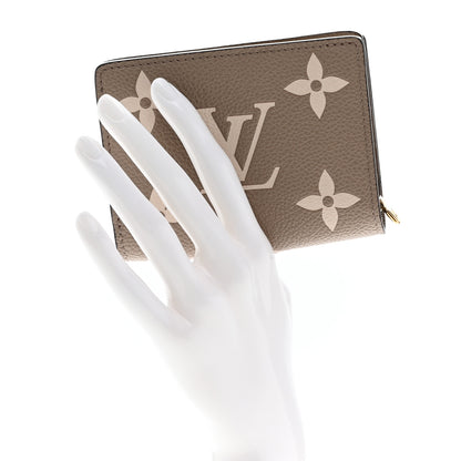 Louis Vuitton Empreinte Monogram Giant Clea Wallet Tourterelle Creme 2 of 8