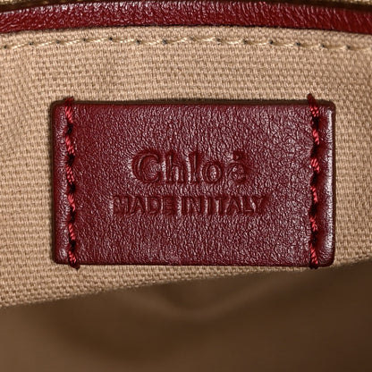Chloe Smooth Calfskin Small Roy Bucket Bag Plum Purple 6 of 10