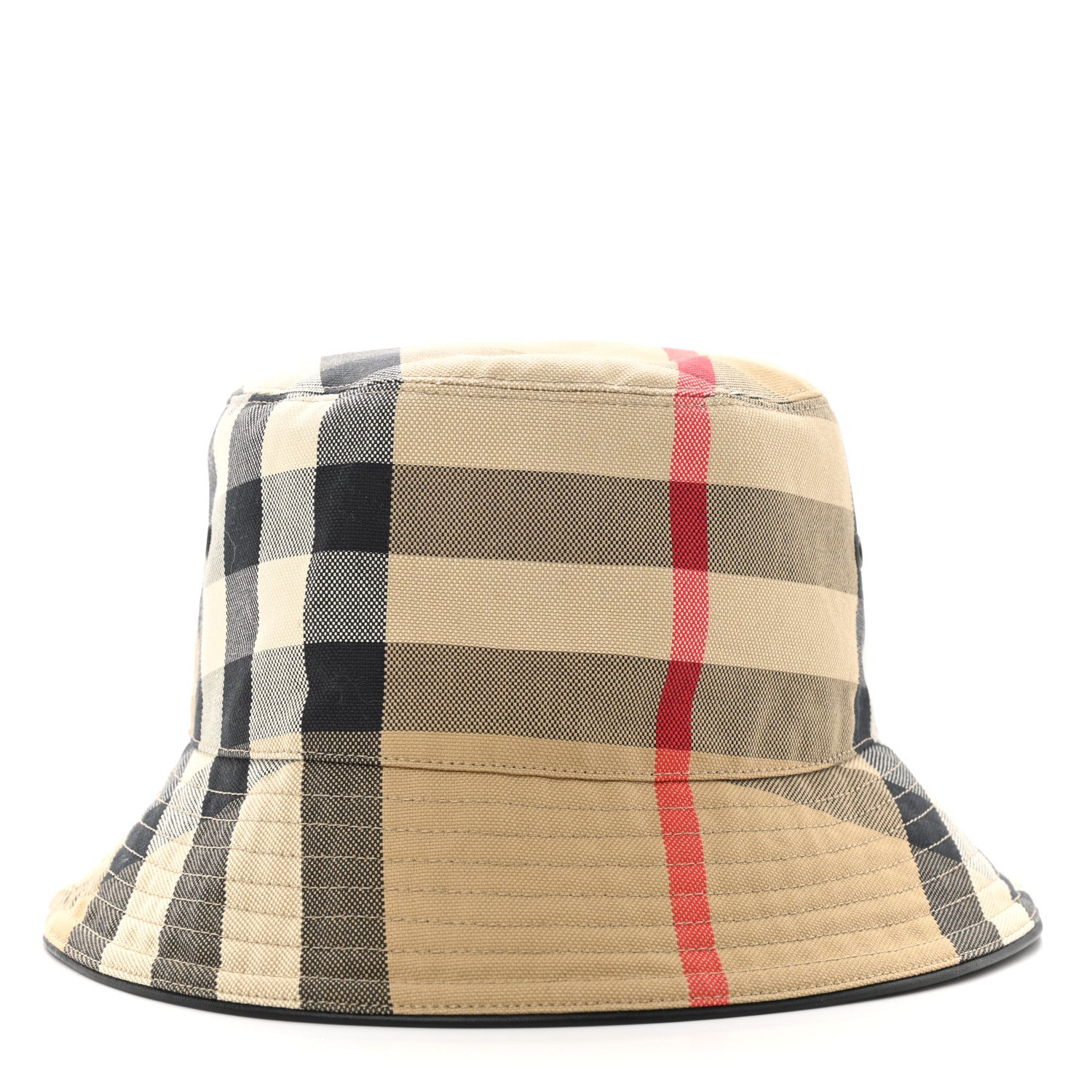 Burberry Technical Cotton Giant Check Bucket Hat L 3 of 10