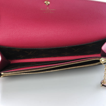 Louis Vuitton Monogram Bloom Flower Emilie Wallet 5 of 8