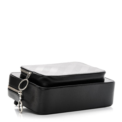 Off-White Saffiano Striped Diag Belt Bag Black 4 of 11