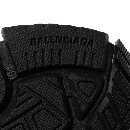 Balenciaga Mesh Rubber Monocolor Womens Runner Sneakers 38 Black 6 of 9