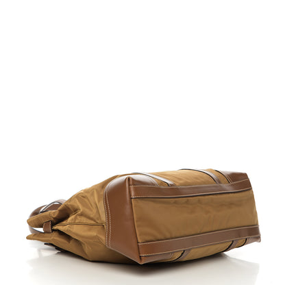 Prada Tessuto Nylon Saffiano Tote Cammello 3 of 9