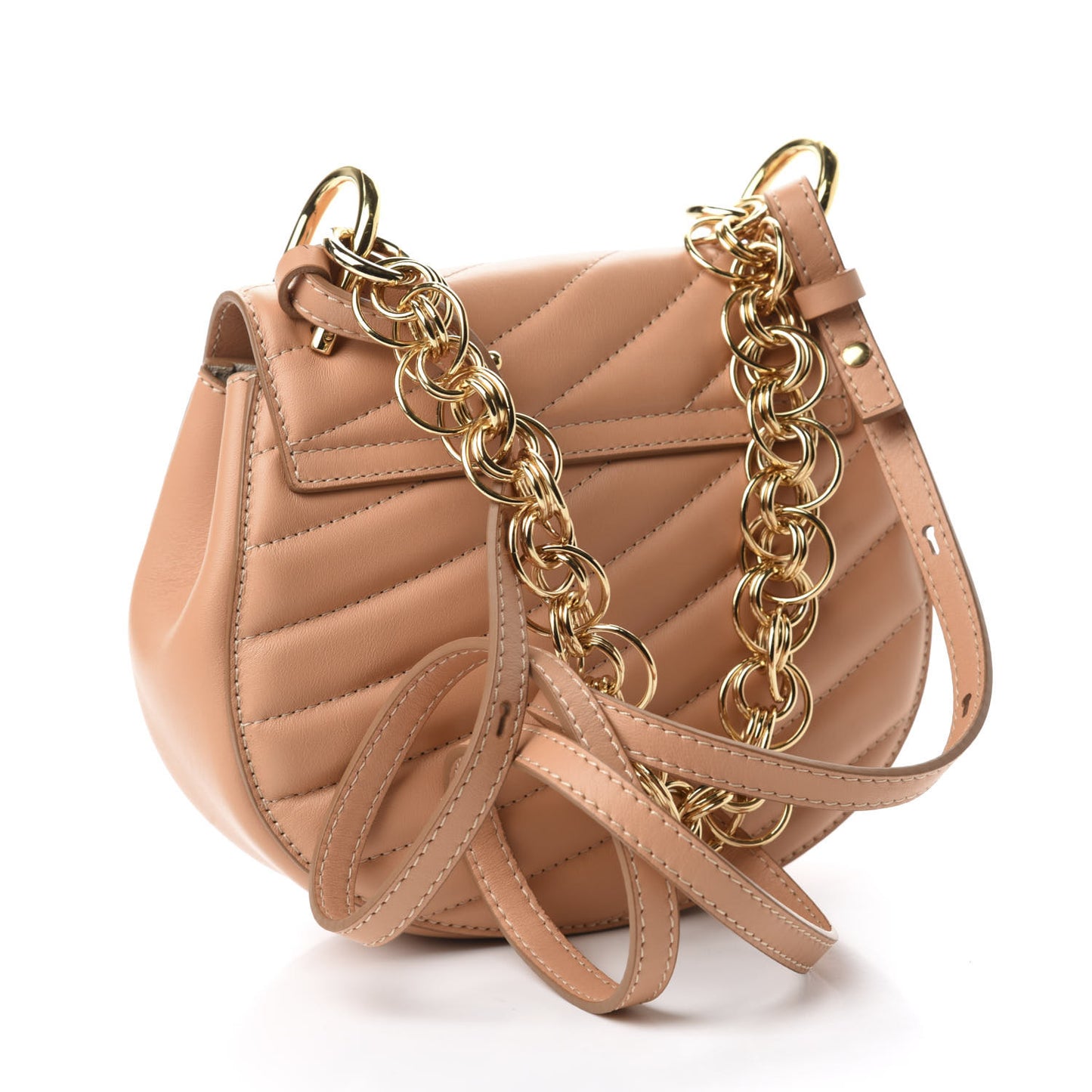 Calfskin Quilted Mini Drew Bijou Shoulder Bag Blushy Pink