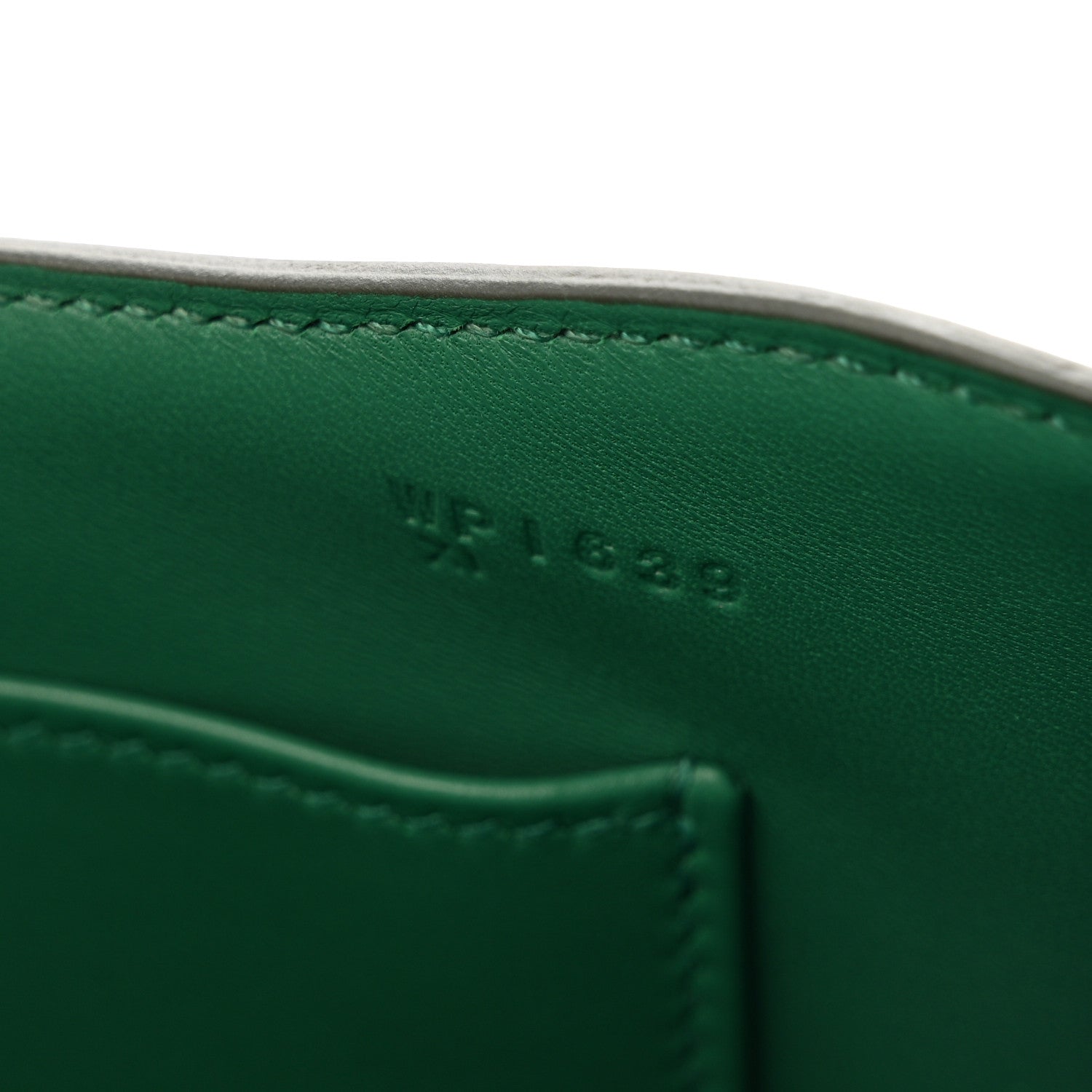 aLORS paris Constance &amp; Veronic  ML カーキ The Hermès Constance 18 in Vert Yucca Epsom leather with an