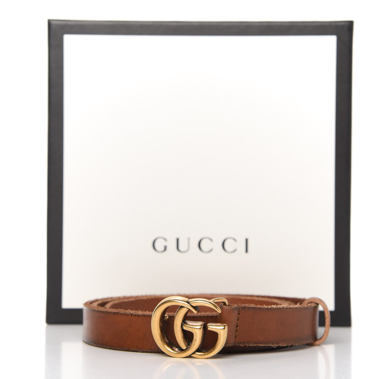 Gucci Faded Calfskin Double G 20mm Belt 85 34 Cuir 5 of 5