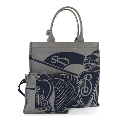 Burberry Canvas EKD Square Tote Knight 3 of 10