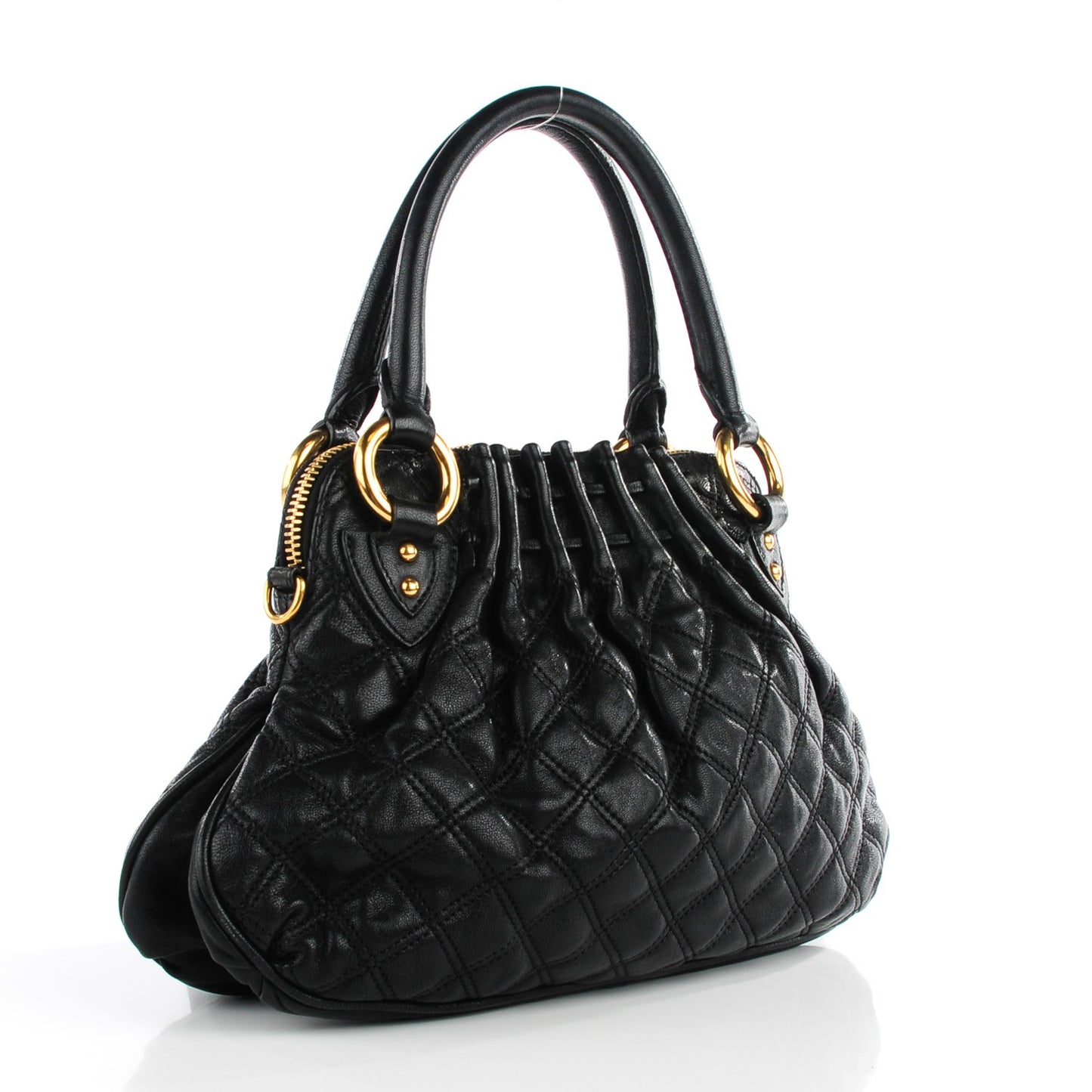 Lambskin Quilted Small Cecilia Black
