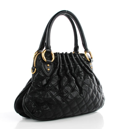 Marc Jacobs Lambskin Quilted Small Cecilia Black 3 of 7