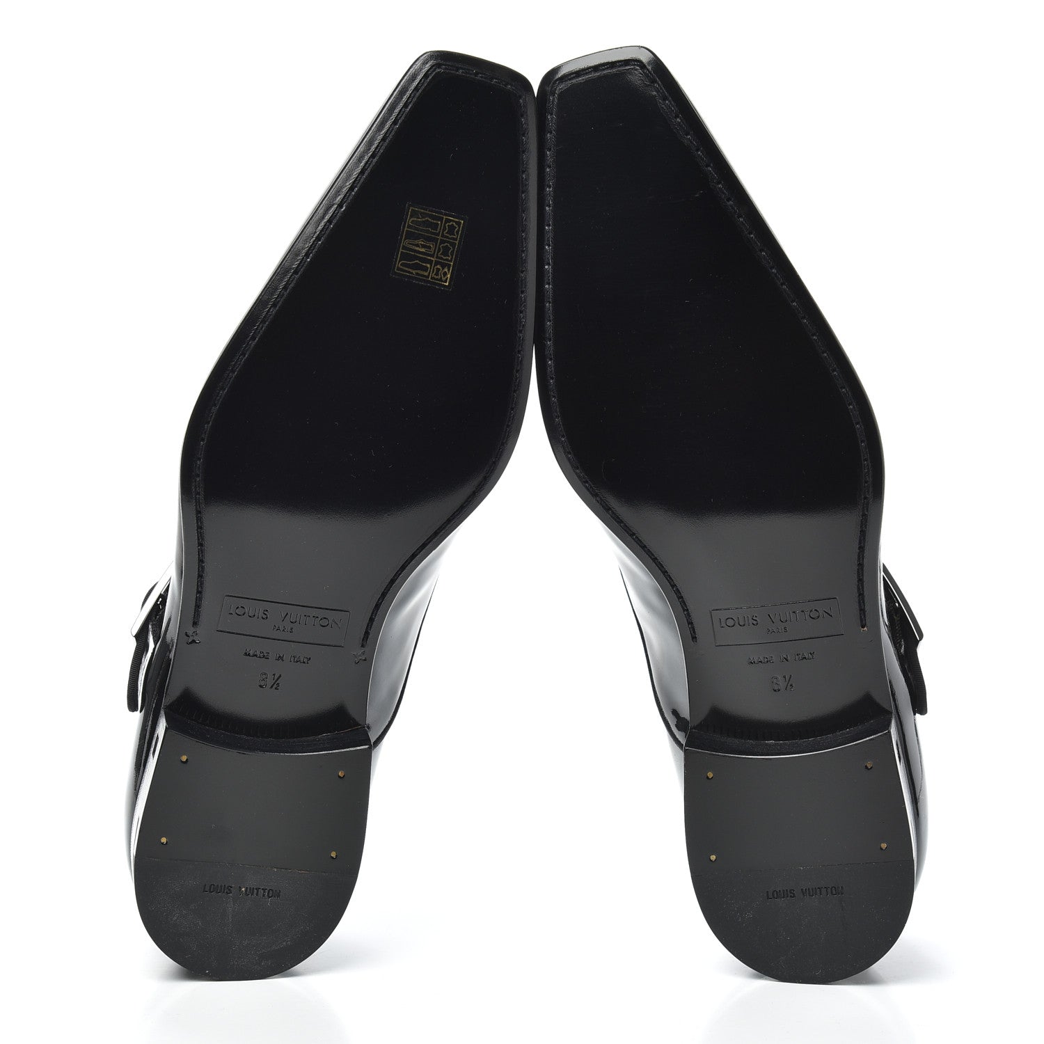 Louis Vuitton Patent Calfskin James Buckle Shoe 8.5 Black 7 of 7