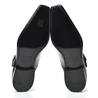 Louis Vuitton Patent Calfskin James Buckle Shoe 8.5 Black 7 of 7