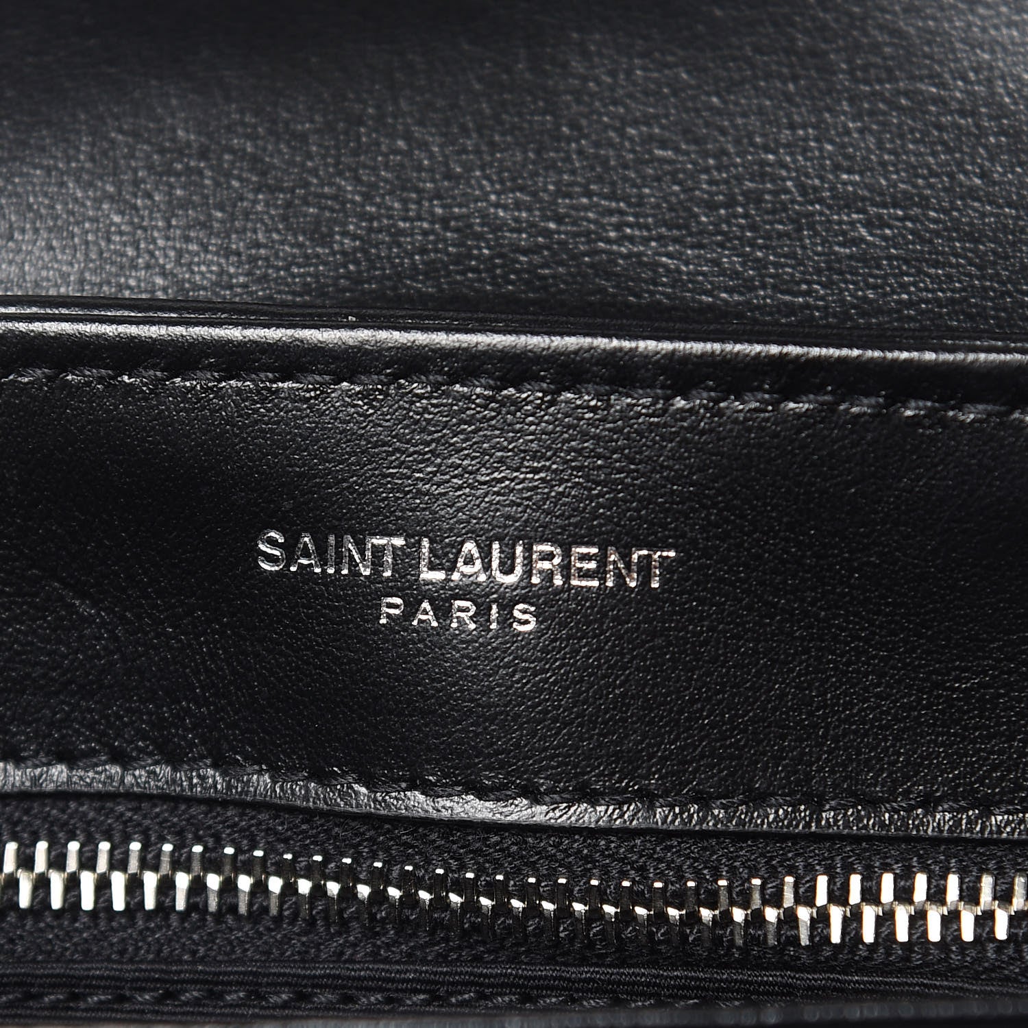 Saint Laurent Calfskin Y Quilted Monogram Toy Loulou Crossbody Bag Black 7 of 9