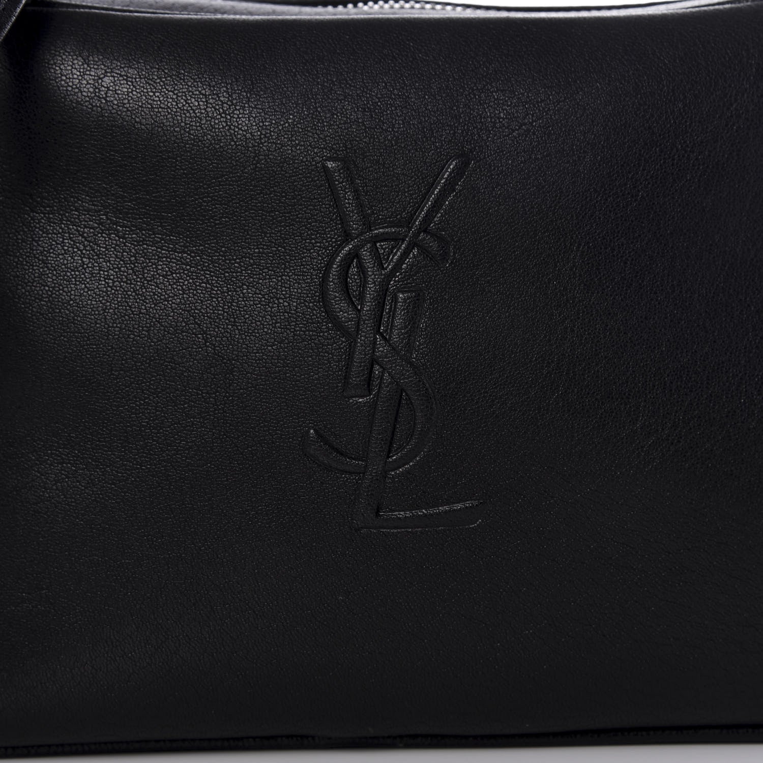 Saint Laurent Lambskin Monogram Small Lou Camera Bag Black 9 of 10