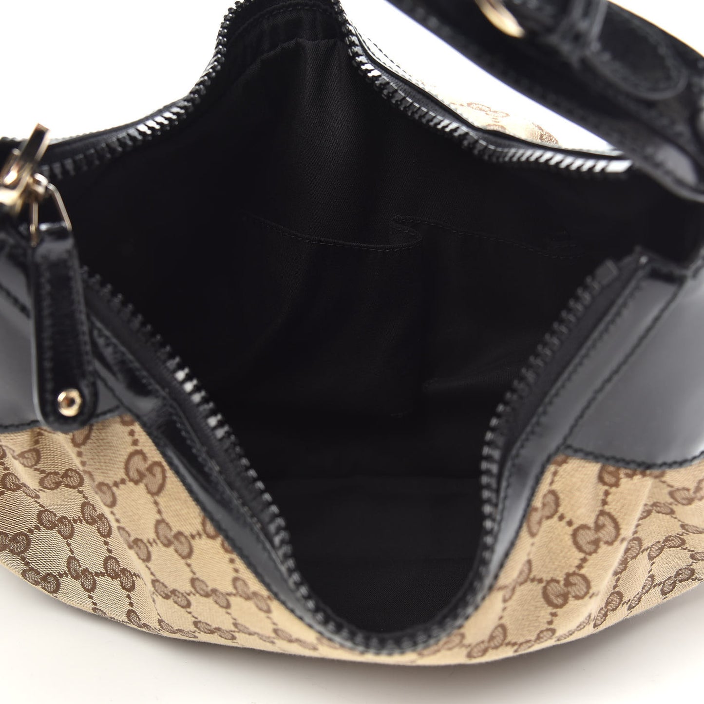 Monogram Patent Hobo Black