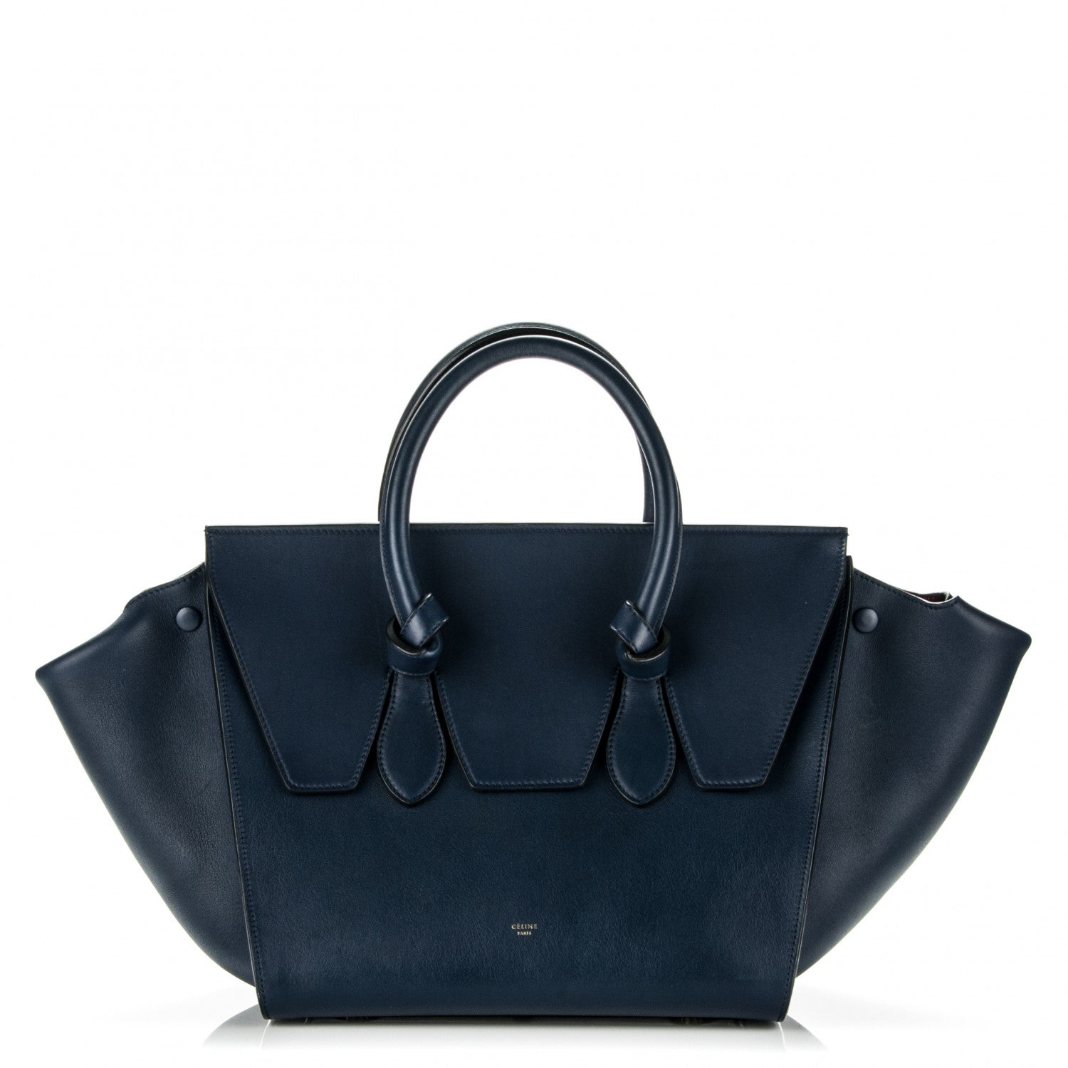 Celine Natural Calfskin Medium Tie Knot Tote Royal Blue 1 of 6