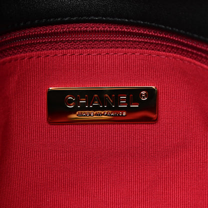 Chanel Lambskin Quilted Large Chanel 19 Flap Black 6 of 10