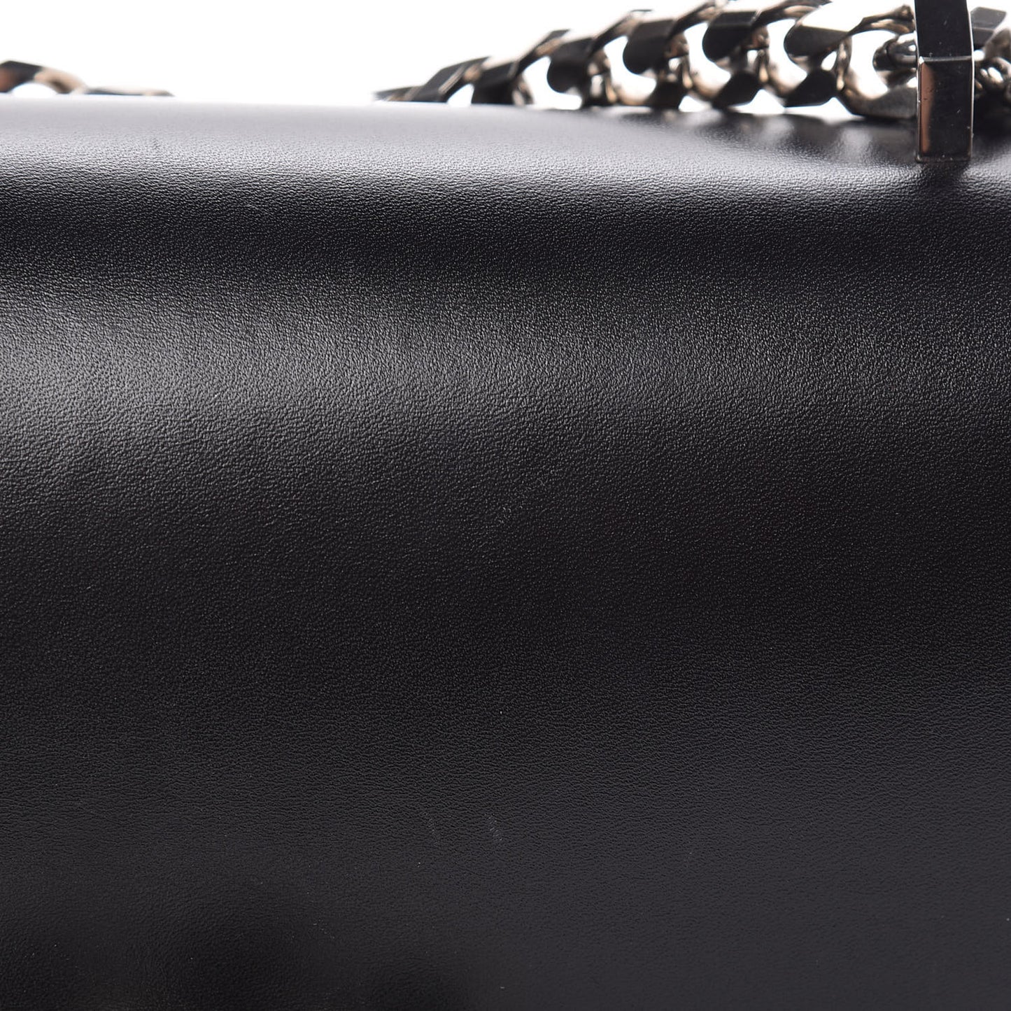 Calfskin Knuckle Shoulder Bag Black