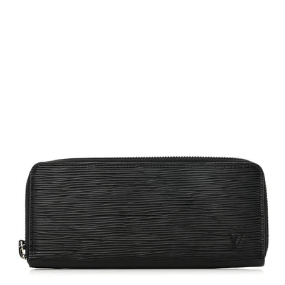 Louis Vuitton Epi Clemence Wallet Black 1 of 6