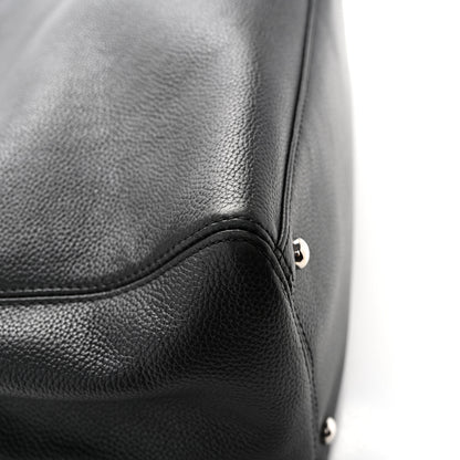 Chanel Calfskin Cerf Executive Shopper Tote Black 13 of 15