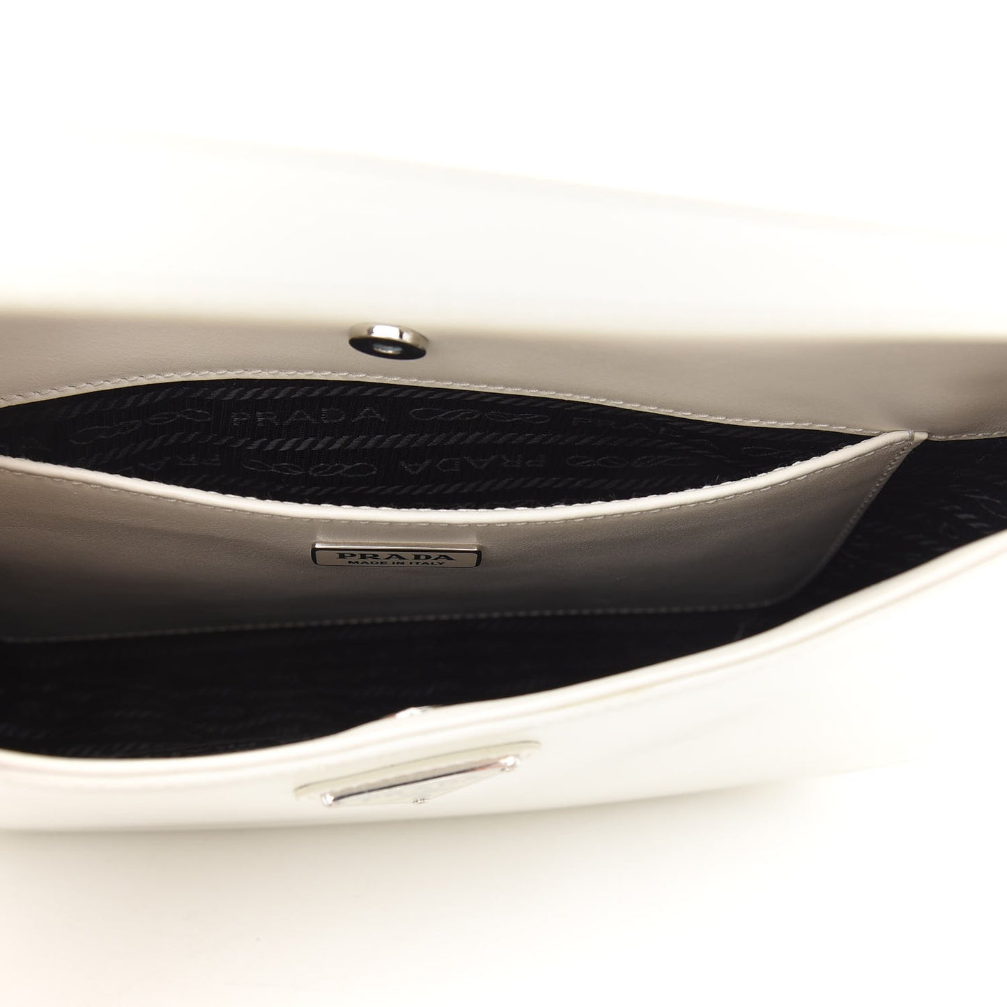 Spazzolato Cleo Shoulder Bag White