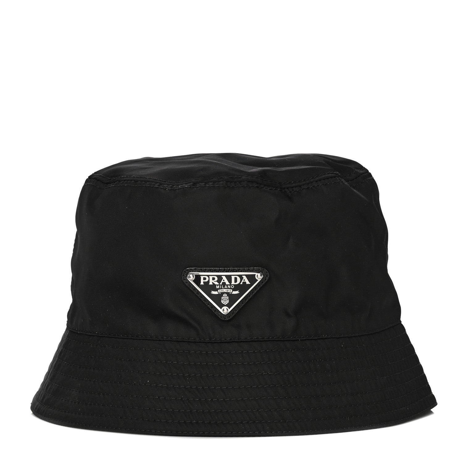 Prada Nylon Bucket Hat M Black 1 of 7