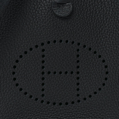 Hermes Taurillon Clemence Evelyne TPM Black 7 of 10
