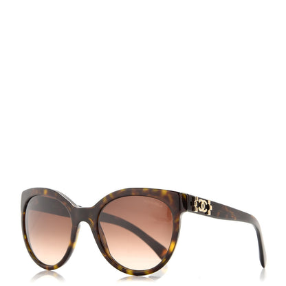 Chanel Pantos Signature CC Sunglasses 5315 Dark Havana 1 of 9