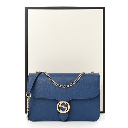 Gucci Dollar Calfskin Interlocking G Shoulder Bag Caspian 11 of 11
