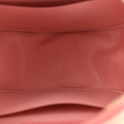 Chanel Iridescent Calfskin Quilted Chanel 19 Round Clutch With Chain Pink 5 of 10
