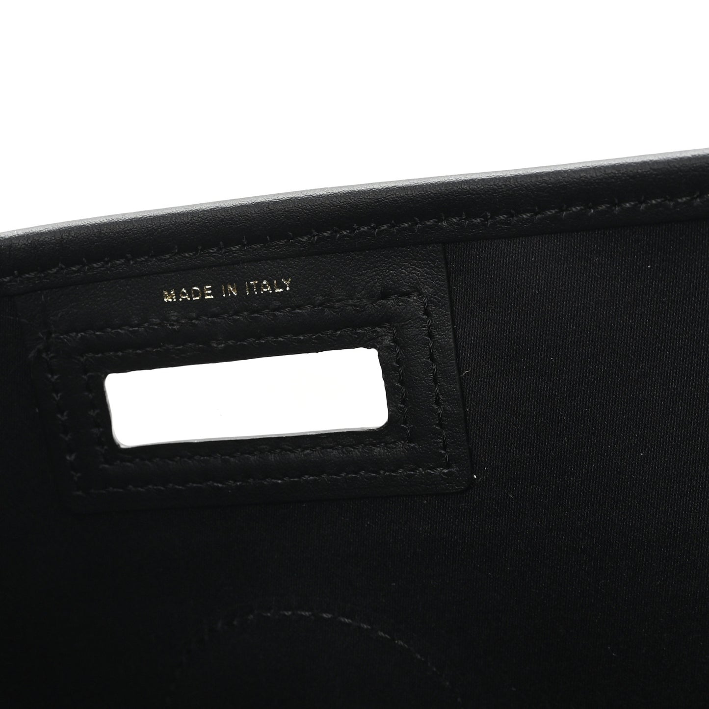 Glazed Fabric Vitello Century FF 1974 Stamp Patch Medium Peekaboo Defender Cover Mogano Panna Black