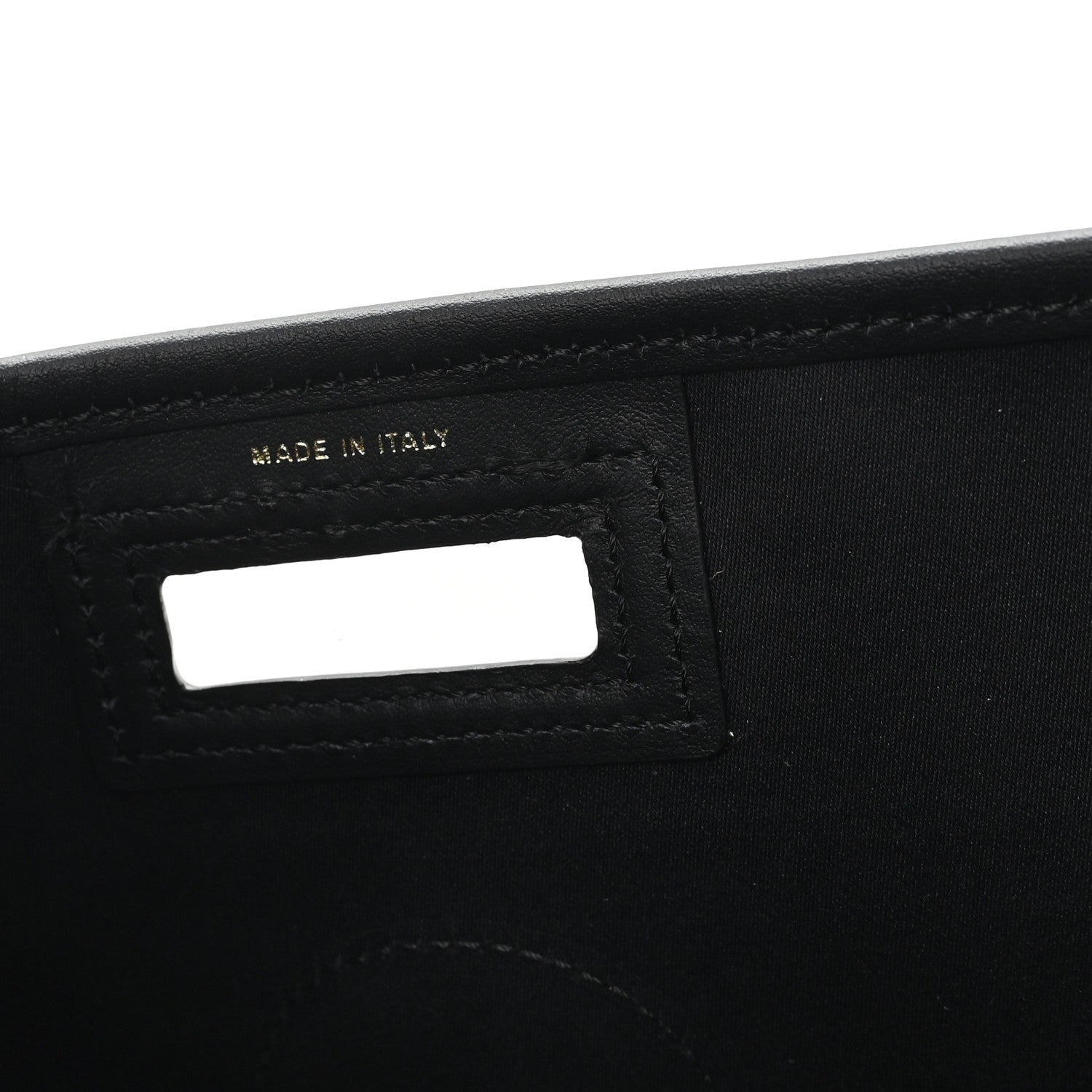 Fendi Glazed Fabric Vitello Century FF 1974 Stamp Patch Medium Peekaboo Defender Cover Mogano Panna Black 7 of 7
