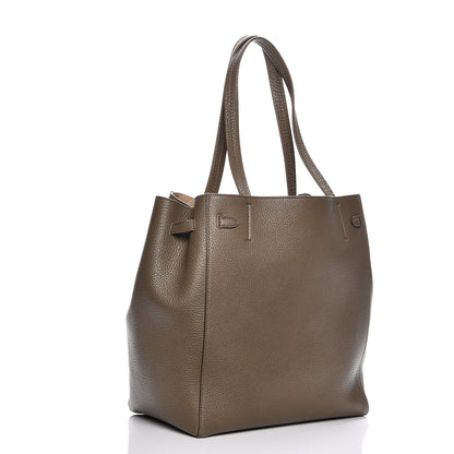 Celine Soft Grained Calfskin Small Belt Cabas Phantom Taupe 3 of 7