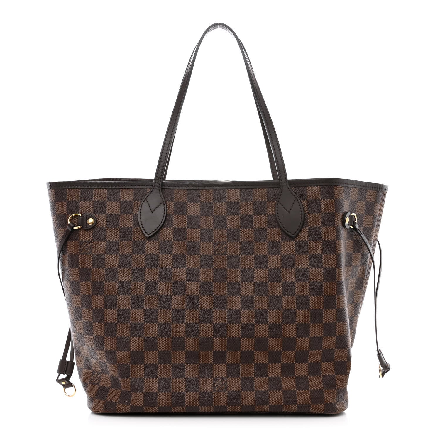 Louis Vuitton Damier Ebene Neo Neverfull MM Rose Ballerine 3 of 16