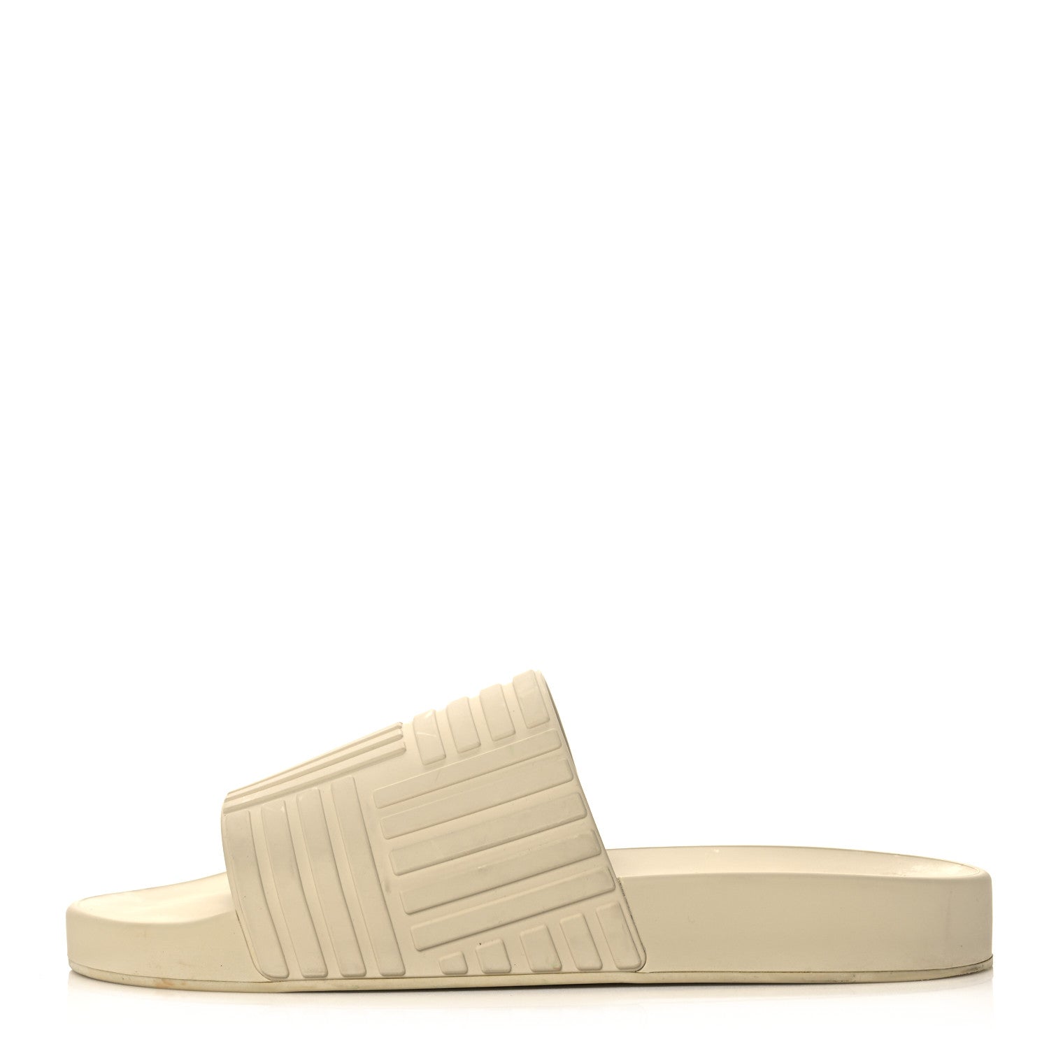 Bottega Veneta Rubber Carpet Slider Sandals 39 Sea Salt 1 of 15