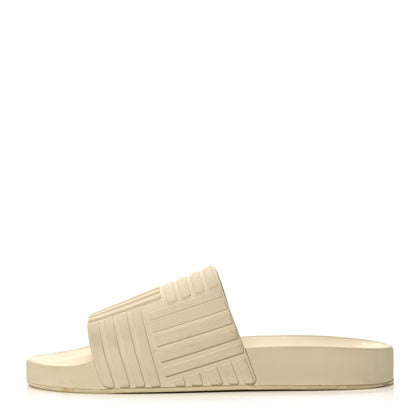 Bottega Veneta Rubber Carpet Slider Sandals 39 Sea Salt 1 of 15