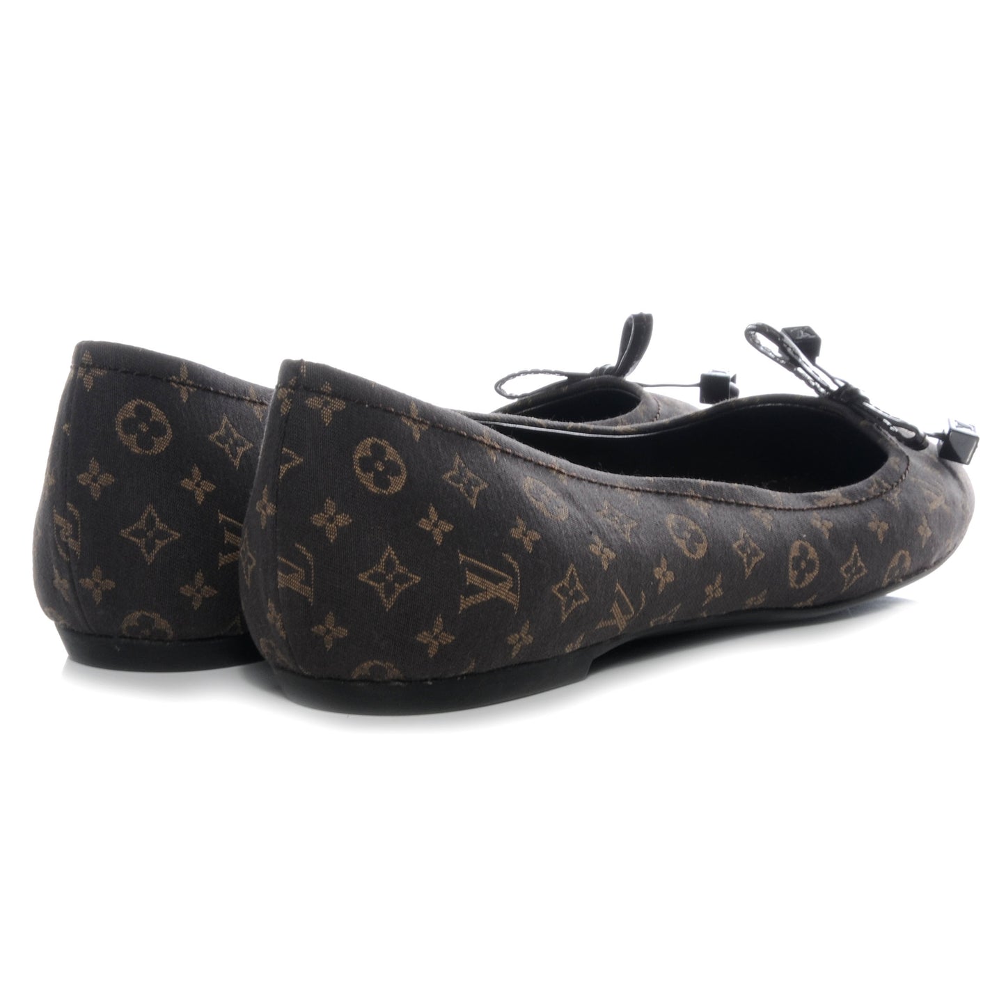 Monogram Debbie Ballet Flats 40 Fusain