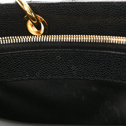 Chanel Caviar Quilted Grand Shopping Tote GST Black 11 of 14