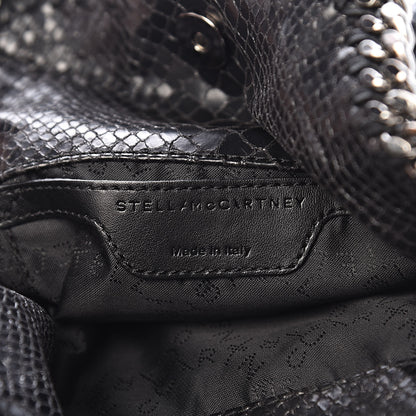 Stella McCartney Eco Python Mini Falabella Tote Black 6 of 9