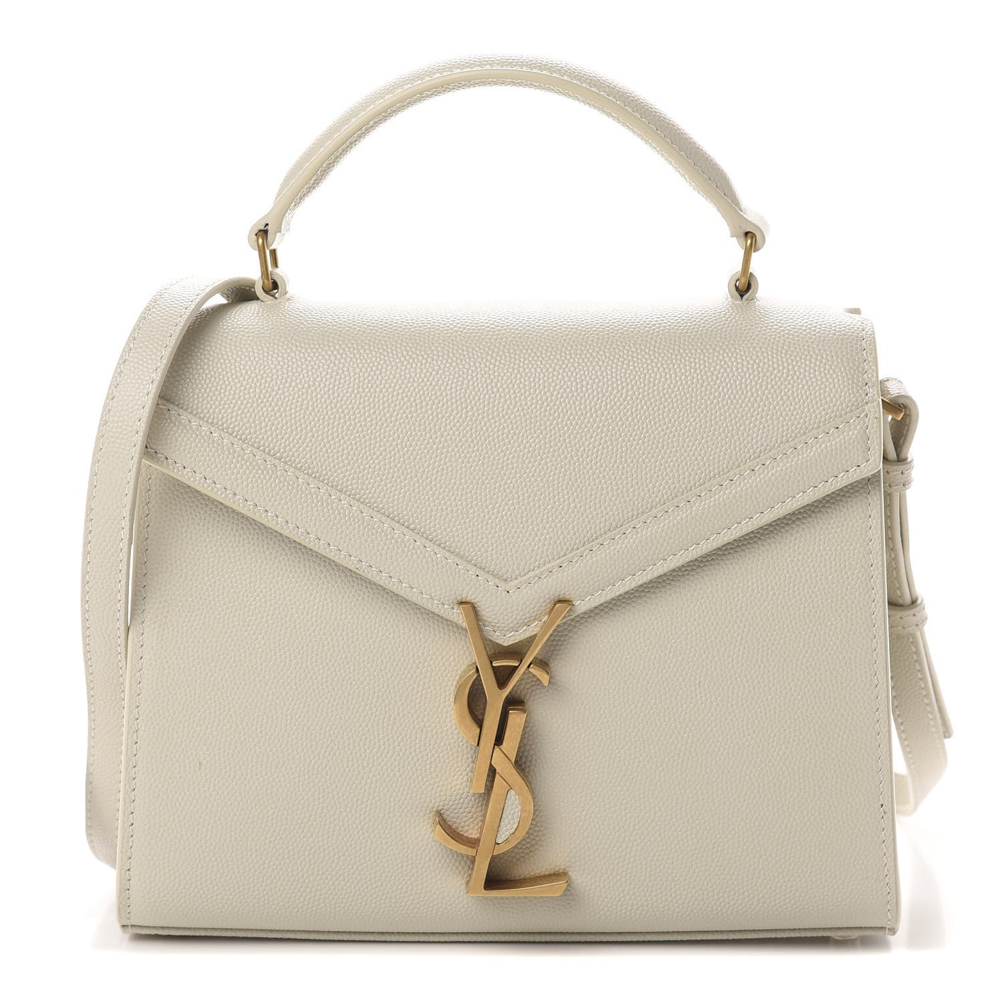 Grain de Poudre Mini Classic Monogram Cassandra Top Handle Crema Soft Rouge Legion