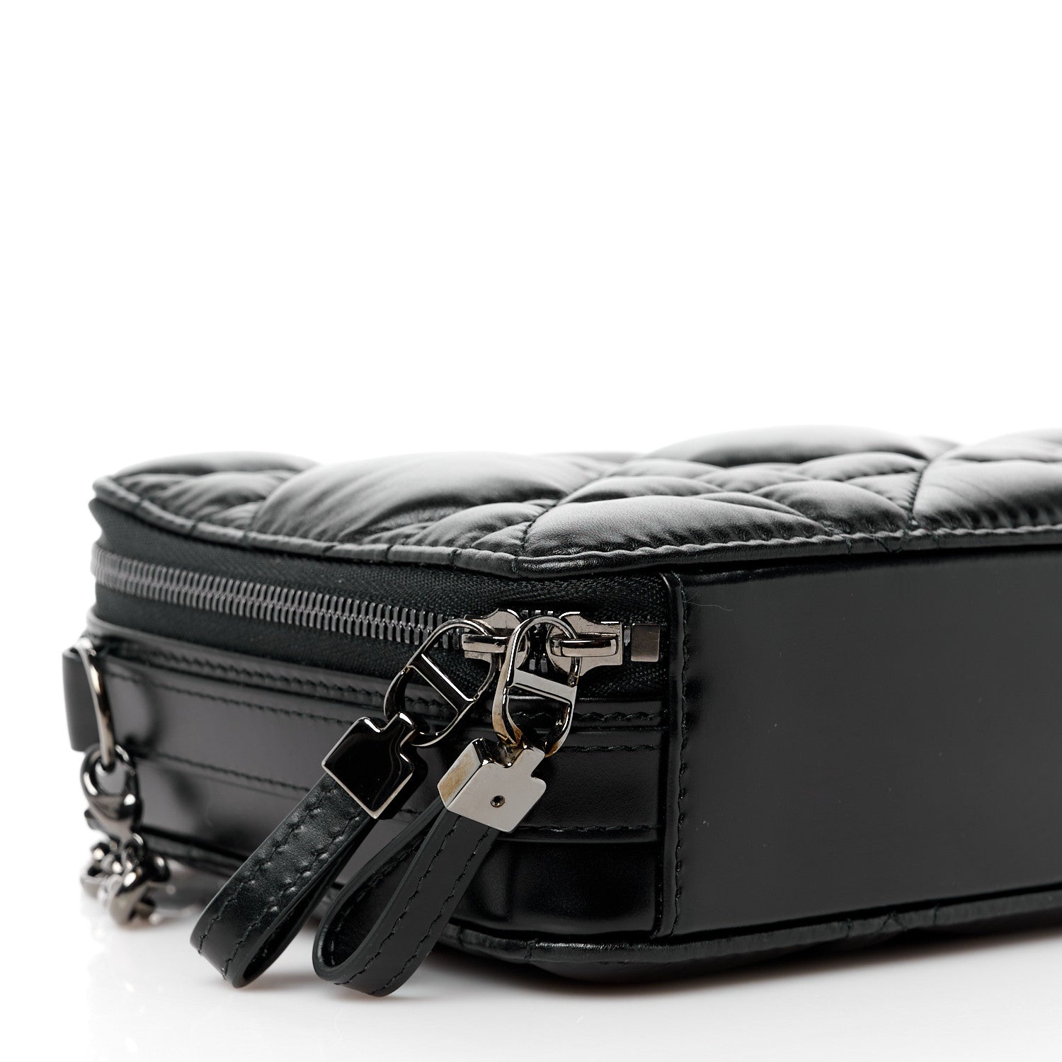 Christian Dior Calfskin Macrocannage Caro Box Bag Black 9 of 10